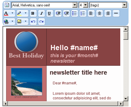 plantilla de email html